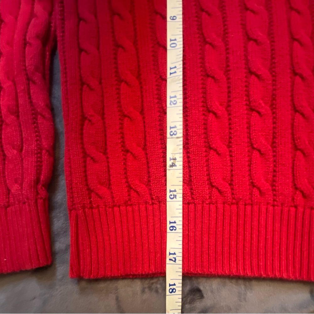Polo by Ralph Lauren Vibrant Red Crewneck Sweater - Picture 4 of 6